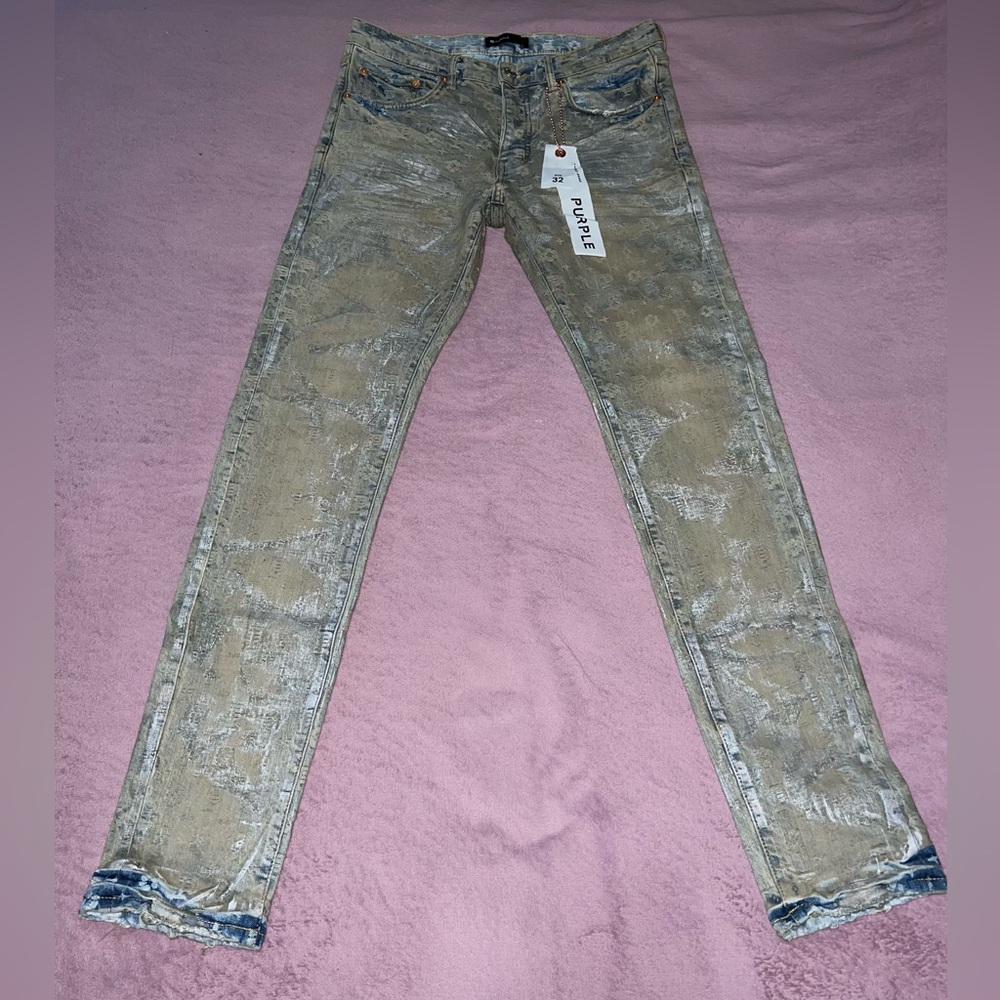 Purple Brand Jeans with Monogram